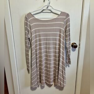 Stretchy striped LuLus dress